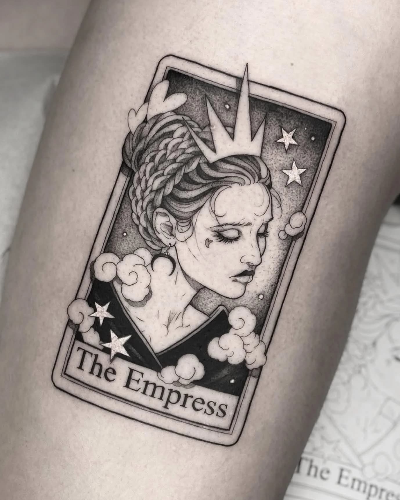 tattoo carte tarot imperatrice