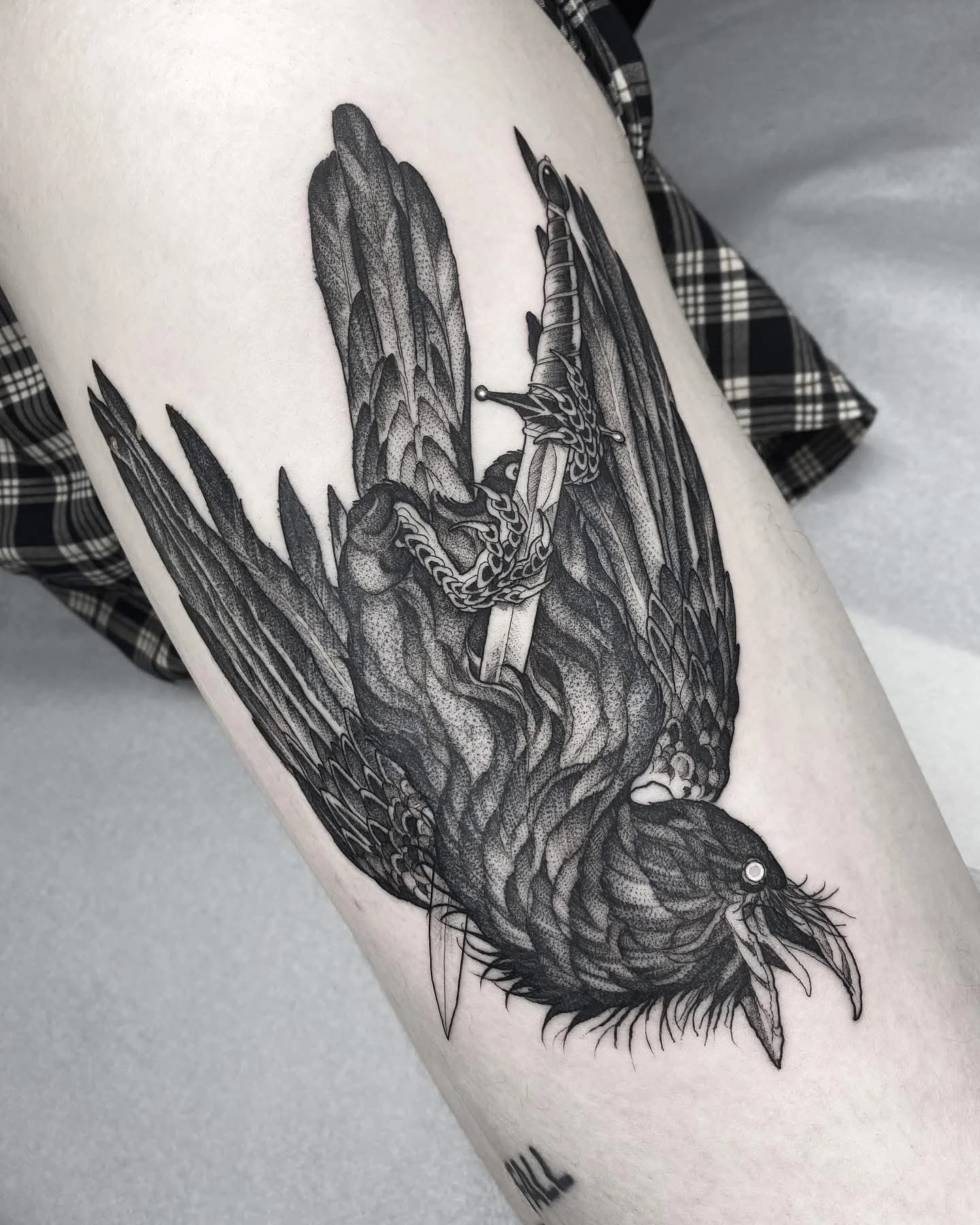 tattoo corbeau